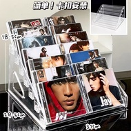 CD Disc Rack Acrylic Stepped CD Display Rack CD Tape Album Large Capacity Storage Box Display Rack