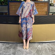Lausboutique-Orchid Set-Amoeba Series-Party Batik Oneset