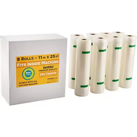 11" x 5' Fits Inside Machine BULK Pack (00 Feet total) Vacuum Sealer Works With FoodSaver and Other 