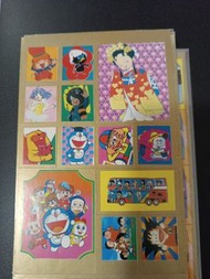 小忌廉、機械貓、叮噹、龍珠、黃金俠細貼紙