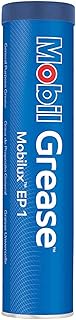Mobil Mobilux EP 1, EP Grease, NLGI 1, 13.7 oz, Extreme Pressure Grease, Tan, Cartridge, 0.86 pounds
