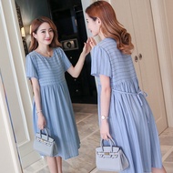 Zashion Classic Stylish Maternity Dress Pregnant Woman Loose Maxi Dress Maternity Dress