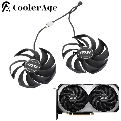 Fan Video Card 95mm RTX4070 RTX4070S Graphics Card Cooling Fan For MSI RTX 4070 4070S VENTUS 2X GPU 