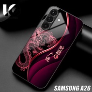 HP Casing SAMSUNG A26 Softcase SAMSUNG A26 Case Glossy Casing Shiny Glass Protector Mobile Phone Acc