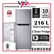 【FREE SHIPPING】Samsung 216L Refrigerator 2 Door/Peti Ais 2 Pintu RT20FARVDSA/ME Peti Sejuk/Fridge/冰箱
