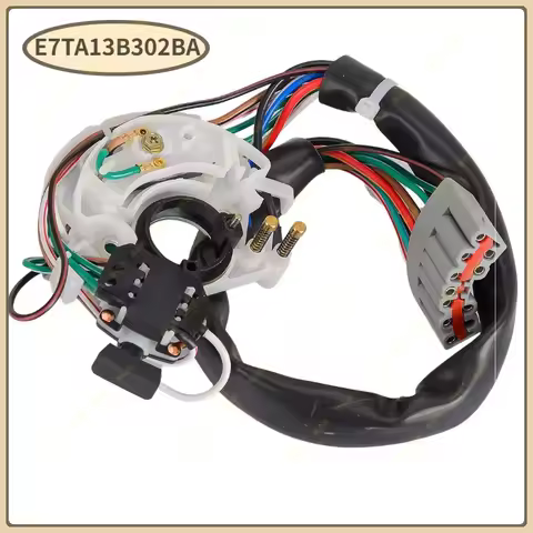 E7TA13B302BA Turn Signal Switch with Tilt Steering Fit for Ford F-150 F-250 F-350 Bronco E Series