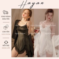 HT493 sexy nightgown and robe Set with ladylike lace and luxurious PADDING HT493 (38+202)