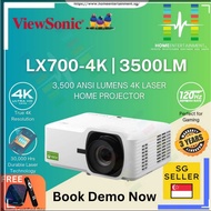 Viewsonic LX700-4K | Viewsonic Projector 3,500 ANSI Lumens 4K Laser Home Projector | 3 Years Warranty [NEW MODEL]