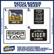 EIGER EMBROIDERY PATCH EMBLEM BEST VARIANT & 7 - ZONE EMBROIDERY
