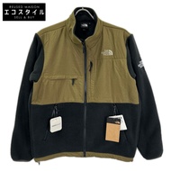 The North Face NA22030R 黑色 x 卡其色 Denali 夾克，M 碼 [二手]