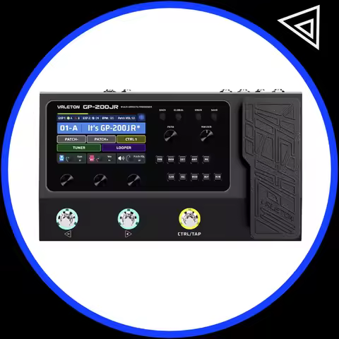 VALETON GP-200JR Guitar Bass Amp Processor Multi-Effects FX Loop MIDI I/O Stereo OTG USB Audio Inter
