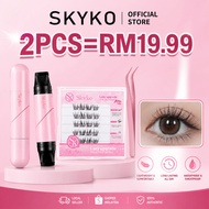 SKYKO 2pcs Set Eyeliner Stamp Pen & Glue Free Fake Masacra Waterproof Longlasting