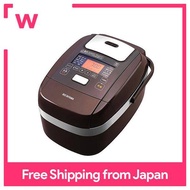 Iris Ohyama Pressure IH Rice Cooker 5.5 Go Brown Pressure IH Type Rice Cooker Brand Separate Cooking Function Extra Thick Fire Pot Brown Rice Tea Design RC-PH50-T