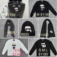 Karl lagerfeld 老佛爺 全皮 bucket bag 水桶包 $1790 /Karl lagerfeld 老佛爺 圍巾 scarf  $800-1000 /Karl lagerfeld 老