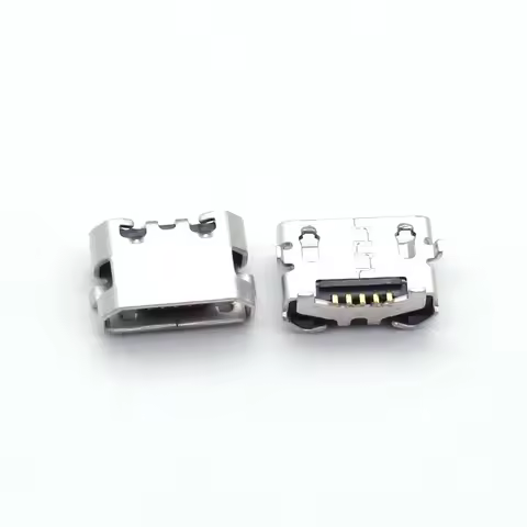 50pcs/lot Joystick micro jack Connector Power Charger Socket Mini Usb Data Port repair replacement F
