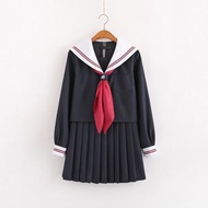 Sailor Uniform Student Korean Long Short Sleeve Korean Japanese School Uniform jk Uniform Top Colleg
