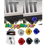 ORI ARUMI CNC SCREW RADIATOR FOR ALL SCOOTER HONDA ADV VARIO CLICK PCX ADV150 ADV160 VARIO160 SKRU N