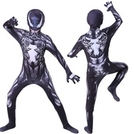 Venom dewasa cosplay ketat kanak-kanak Halloween i racun hitam dan putih labah-labah baju baju sehel