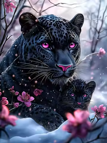 Jigsaw Puzzles Black Panther Winter Puzzle Games Family Fun Puzzles Educational Toys Creative Gifts 