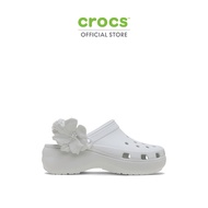 CROCS รองเท้าลำลองผู้หญิง CLASSIC PLATFORM BOUQUET CLOG รุ่น 211292-1NK - MOONLIGHT