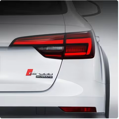 3D ABS Car Letters Trunk Badge Allroad Emblem Logo Sticker For Audi A6 Allroad C5 C7 C6 C8 A4 B8 B5 