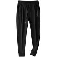 Ron Bitton Sweatpants Men Autumn Fashion All-Match Zipper Pocket Casual Cuffed Sweatpants Loose Legg