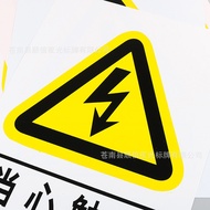 Daily New Arrival/Supply Safety Signs Attention Safety Beware of Electric Shock Signs pvc Plastic Wa