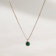 Emerald birthstone pendant P033K10EM