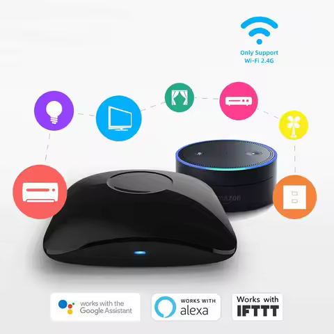 Original Broadlink RM4 Pro WIFI Universal Smart Remote Control IR RF RM4Pro ADD HTS2 Smart Home Work