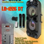 Speaker Portable Bluetooth 2x12inch La Bass