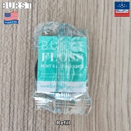BURST® Dental Floss Set & Refill 30 meters ไหมขัดฟันสีดำ + ตลับ ไหมขัดฟัน ความยาว 30 เมตร