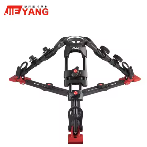 Jieyang 65D low tripod floor pot micro-film SLR camera low angle bowl mouth desktop 65mm 75mm 100mm