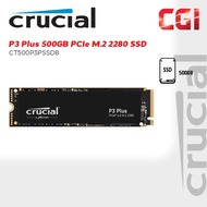 Crucial P3 Plus 500GB PCIe M.2 2280 SSD - CT500P3PSSD8