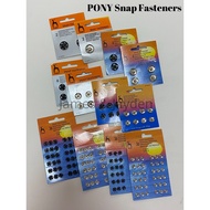 Pony Snap Fastener / Snap Button / Tik-Tiak button