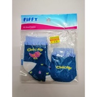 FIFFY MITTEN AND BOOTIES