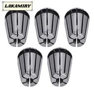 LAKAMIRY 5Pcs CNC Collet Chuck, High Accuracy 40Cr ER11 Spring Collet Set, Precision 1/16" to 1/4" R