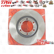 TRW 2 Pieces Front Brake Disc + Pads Grade Steel GG20 DF1416 Mitsubishi L200 Cyclone Aerobody dia 25