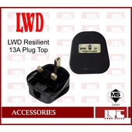 LWD 13A FUSED PLUG TOP / 13A RESILIENT PLUG TOP / SIRIM APPROVED