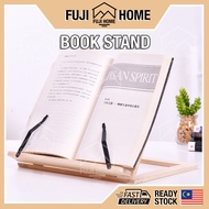 🏠READY STOCK🏠Wooden Ipad Holder Book Stand Adjustable Reading Stand Book Holder Wooden Stand Bracket