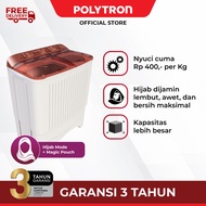 POLYTRON Mesin Cuci 2 Tabung 7 Kg Primadona Giant PWM 7072N