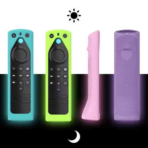 Standing Design Silicone Remote Control Cover Case for Fire TV Stick/Cube Alexa Voice Remote L5B83H 