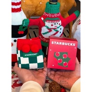 Starbucks Christmas Stock City Limited Star Gift Pack Middle Cut Socks Christmas Gift Cute Apple Letter Socks Christmas Gift Christmas Eve Gift Collection Goods