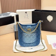 2026 New Style 24s Denim hobo Evelyn Crossbody Bag Denim Denim Vertical Style Horizontal Style Cloud