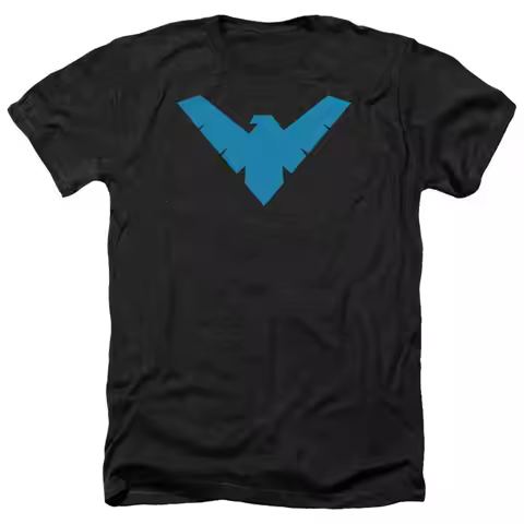NIGHTWING SYMBOL Licensed Adult Men's Heather T Shirt SM 3XL