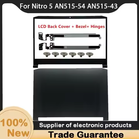 New For Acer Nitro 5 AN515-55 AN515-43 AN515-50 AN515-54 Laptop LCD Back Cover/Front Bezel/Hinges/Pa