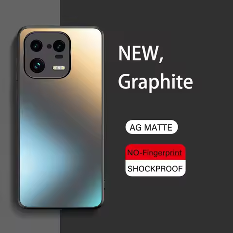 AG Silicon Matte Glass Case For Xiaomi Mi 14 13 13T 12 12x 12T 11 Ultra 10 Poco F3 F4 F5 Pro Frosted