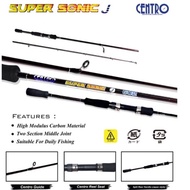Centro Super Sonic J Carbon Hollow Fishing Rod 168cm/180cm