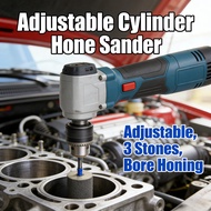 Brake Piston Cylinder Sander Hone Hone Tool 3 Stones Grinder Polisher Three-jaw Grinder