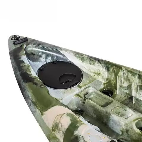 One-piece PVC Single Seat Outdoor Water Sports Kayak Professional Ocean Fishing Kayak