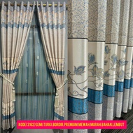 Gorden minimalis/tanpa poni/gorden smok ring/gorden pintu/gorden 1 set poni/ gorden motif/gorden pol